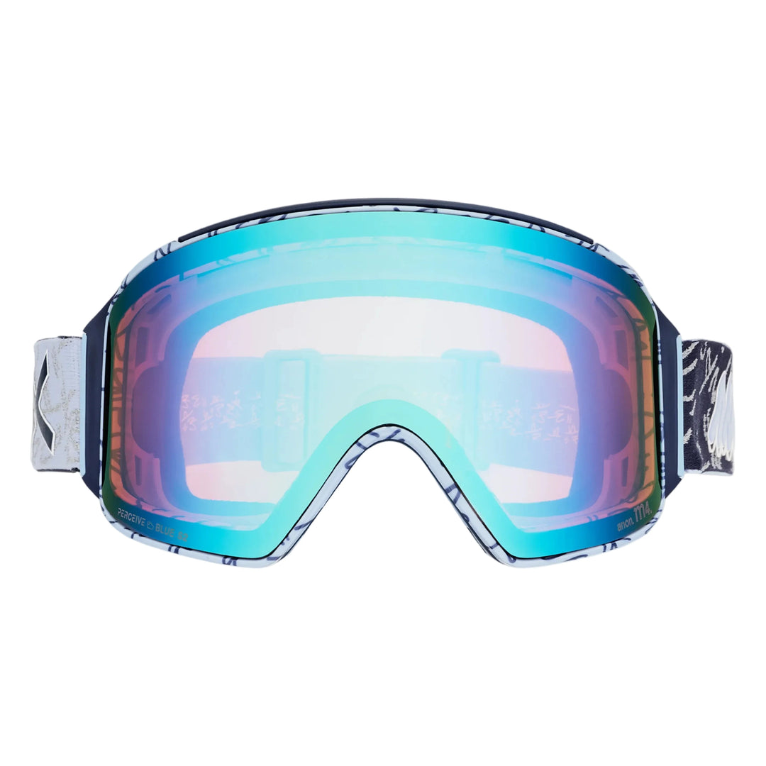 2027 Anon x Lucas Beaufort M4 Goggles - LB Midnight Gus / Blue