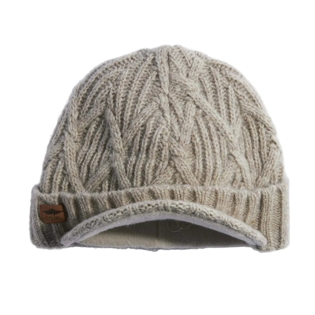 Coal Yukon Brim Beanie - Natural