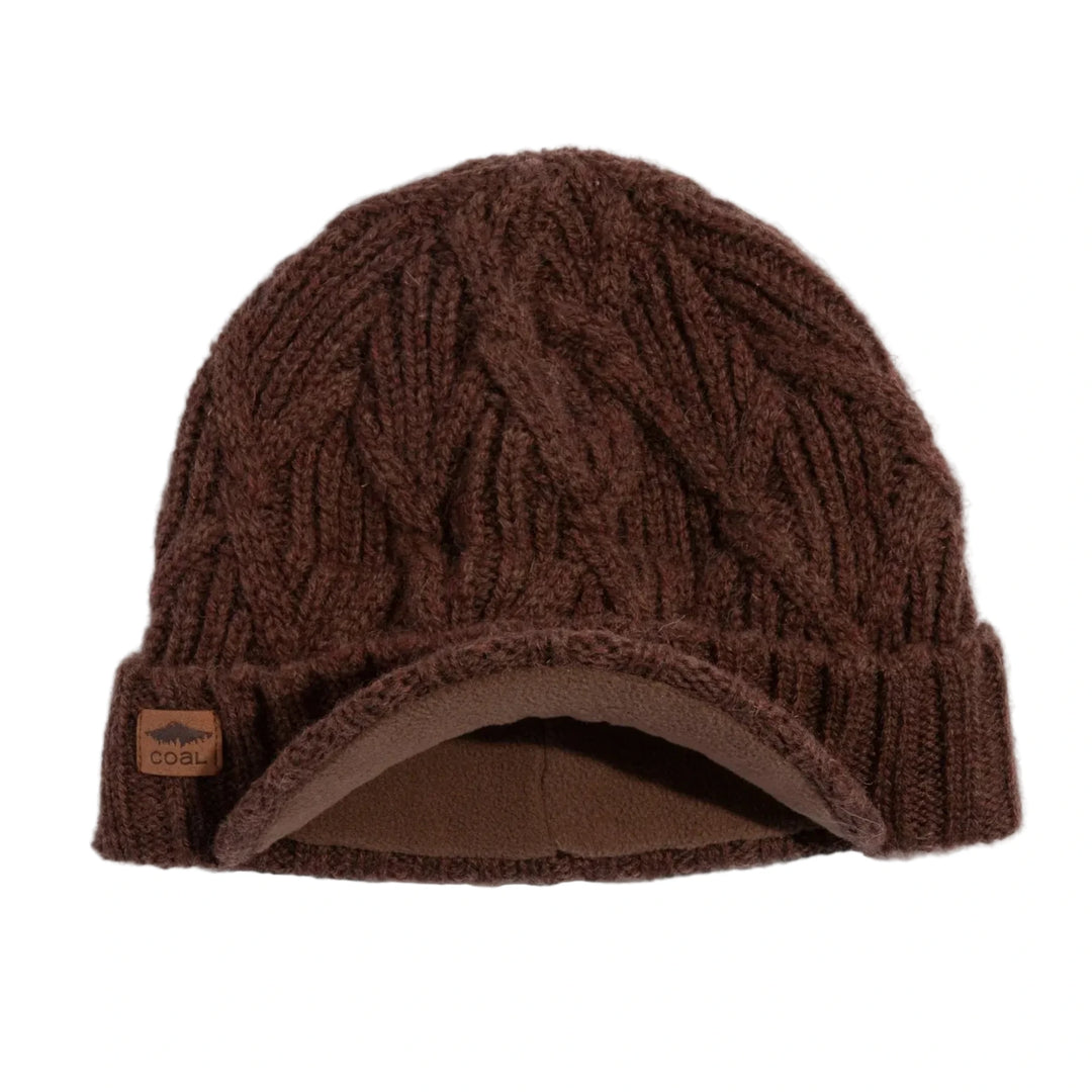 Coal Yukon Brim Beanie - Light Brown