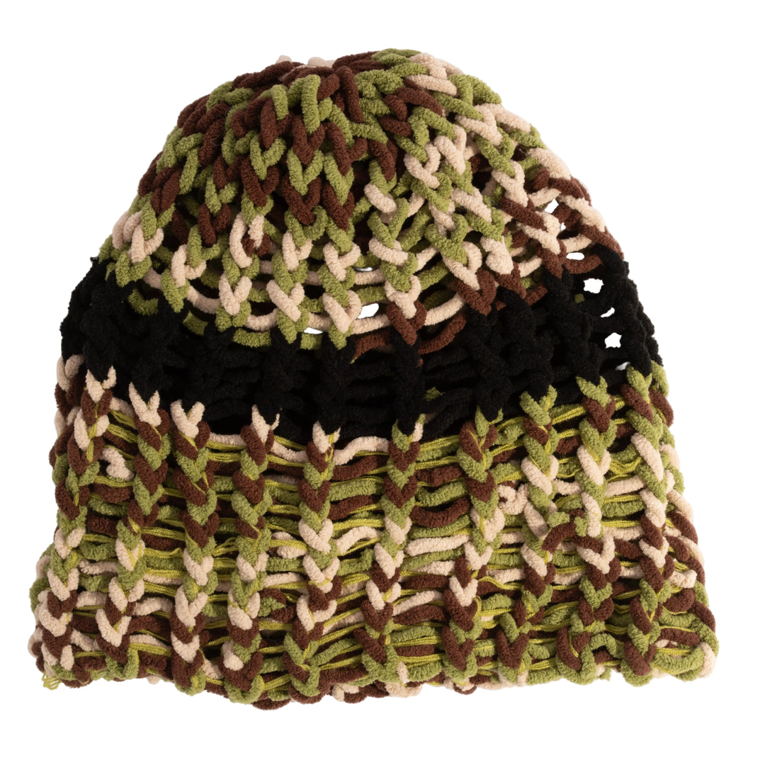 Lampshade Mid Size Beanie - Camo / Black