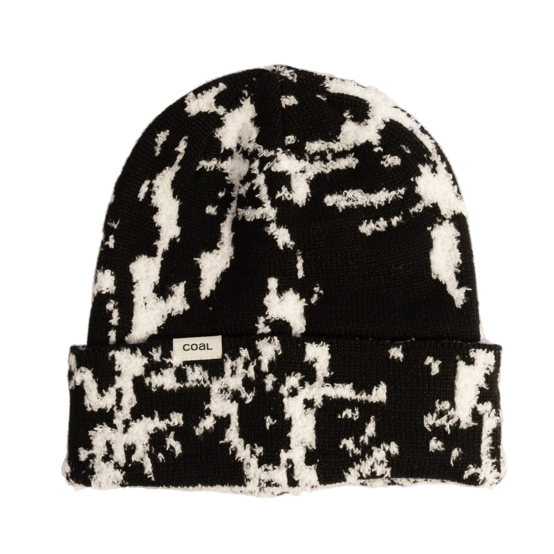 Coal Artefact Beanie - Black / White