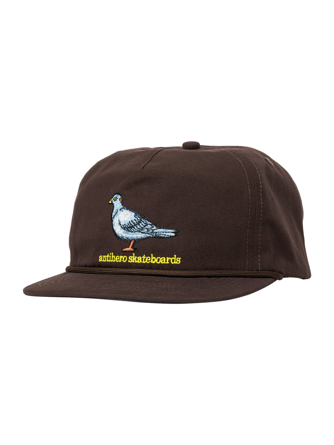 Anti-Hero Adjustable Lil Pigeon Snapback - Dark Brown