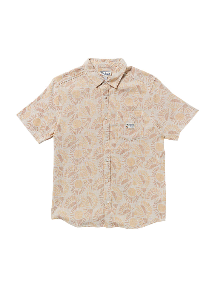 RVCA Exotica II Short Sleeve Shirt - Natural Sun