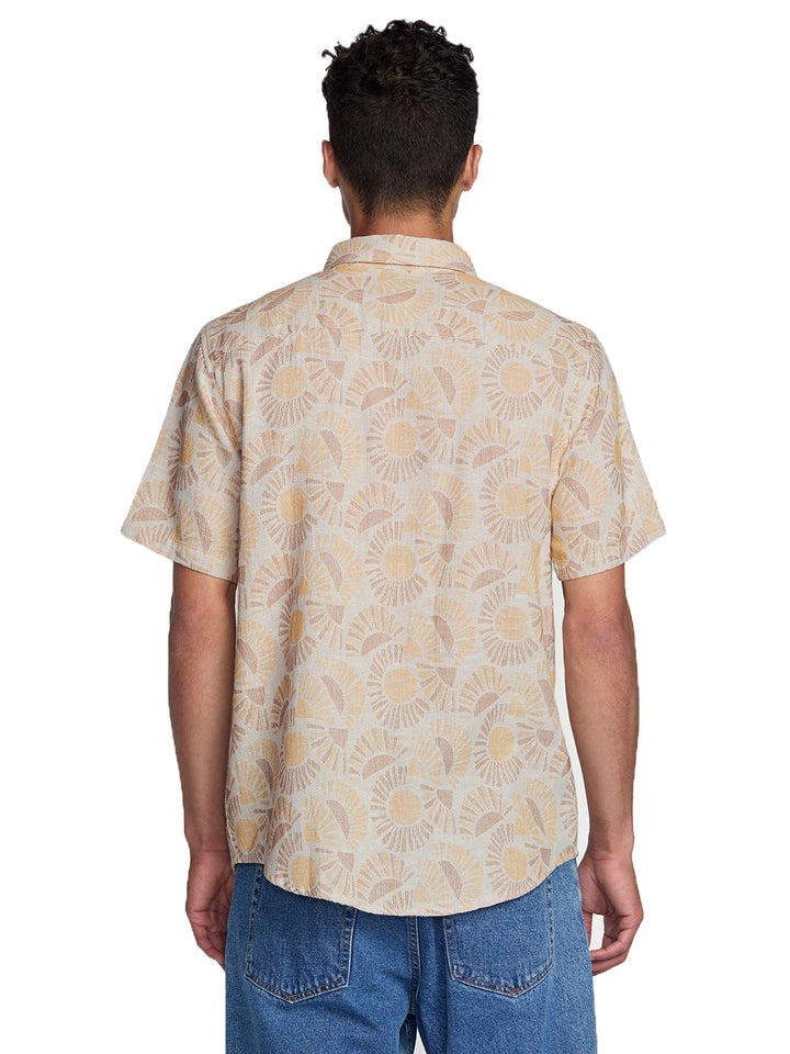 RVCA Exotica II Short Sleeve Shirt - Natural Sun