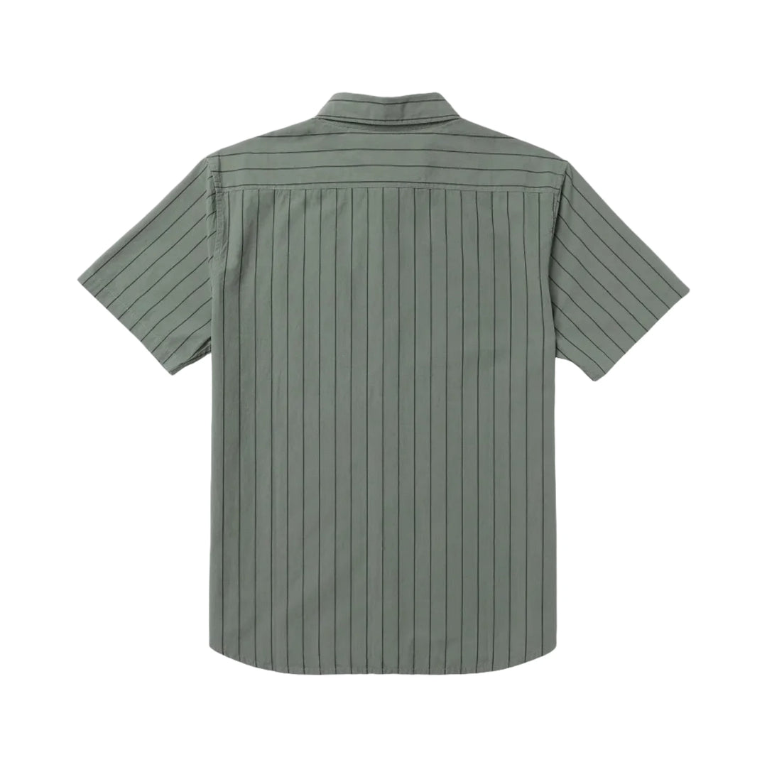 RVCA Dayshift Workwear Stripe SS - Sage Leaf