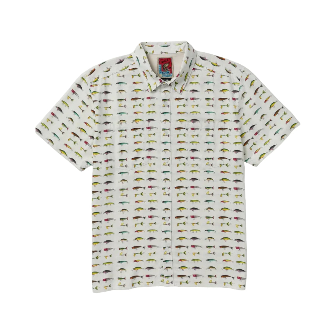 RVCA Tackle Shop SS Shirt - Wheat
