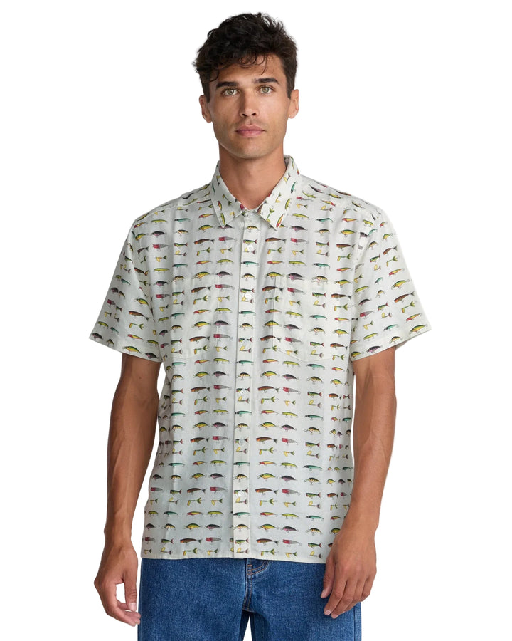 RVCA Tackle Shop SS Shirt - Wheat