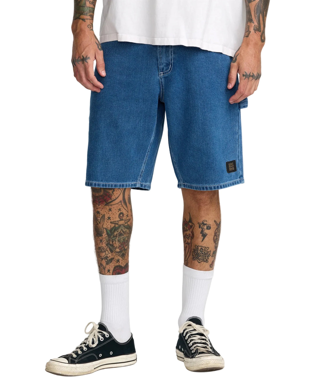 RVCA Dayshift Denim Shorts - Blue Collar