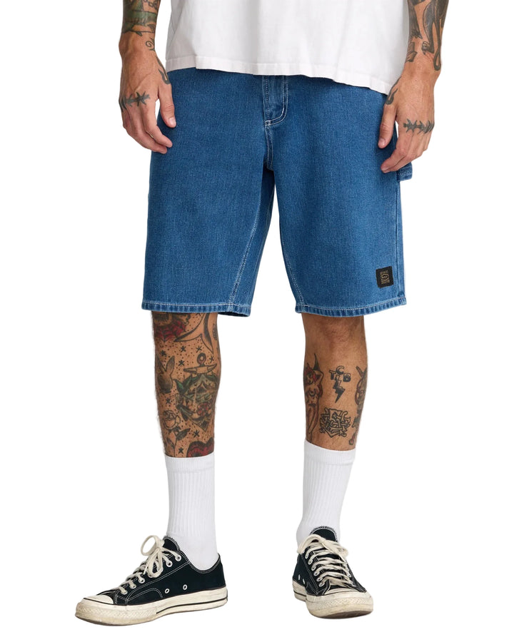 RVCA Dayshift Denim Shorts - Blue Collar
