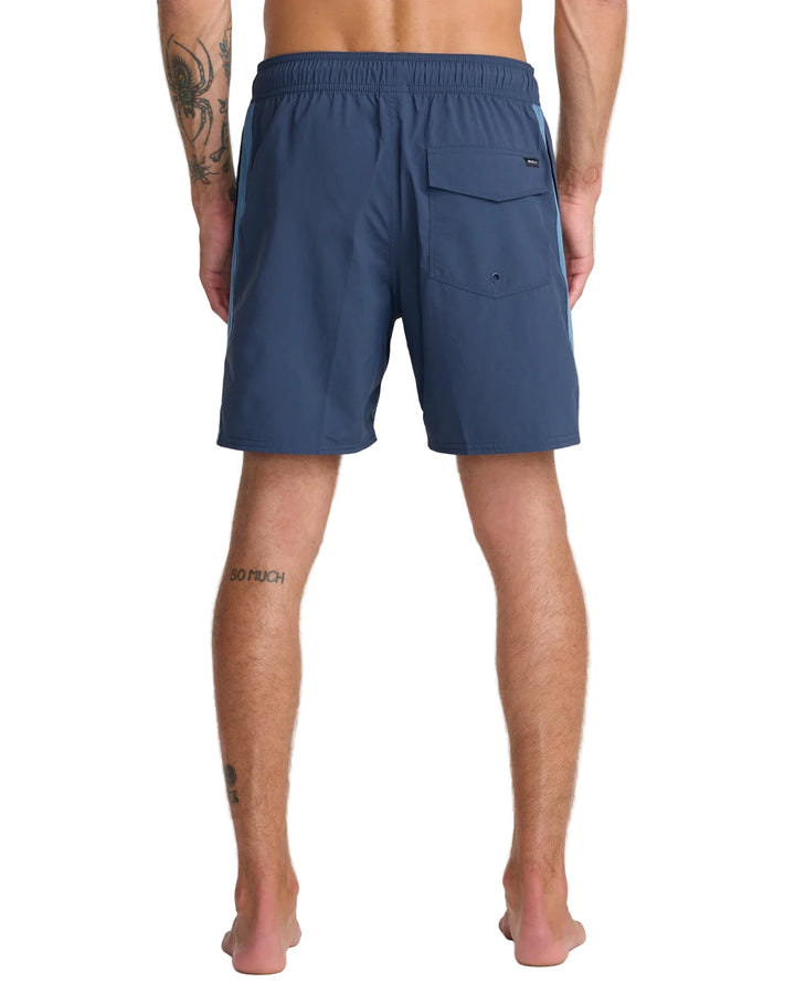 RVCA Crest Elastic 17" Short - Moody Blue