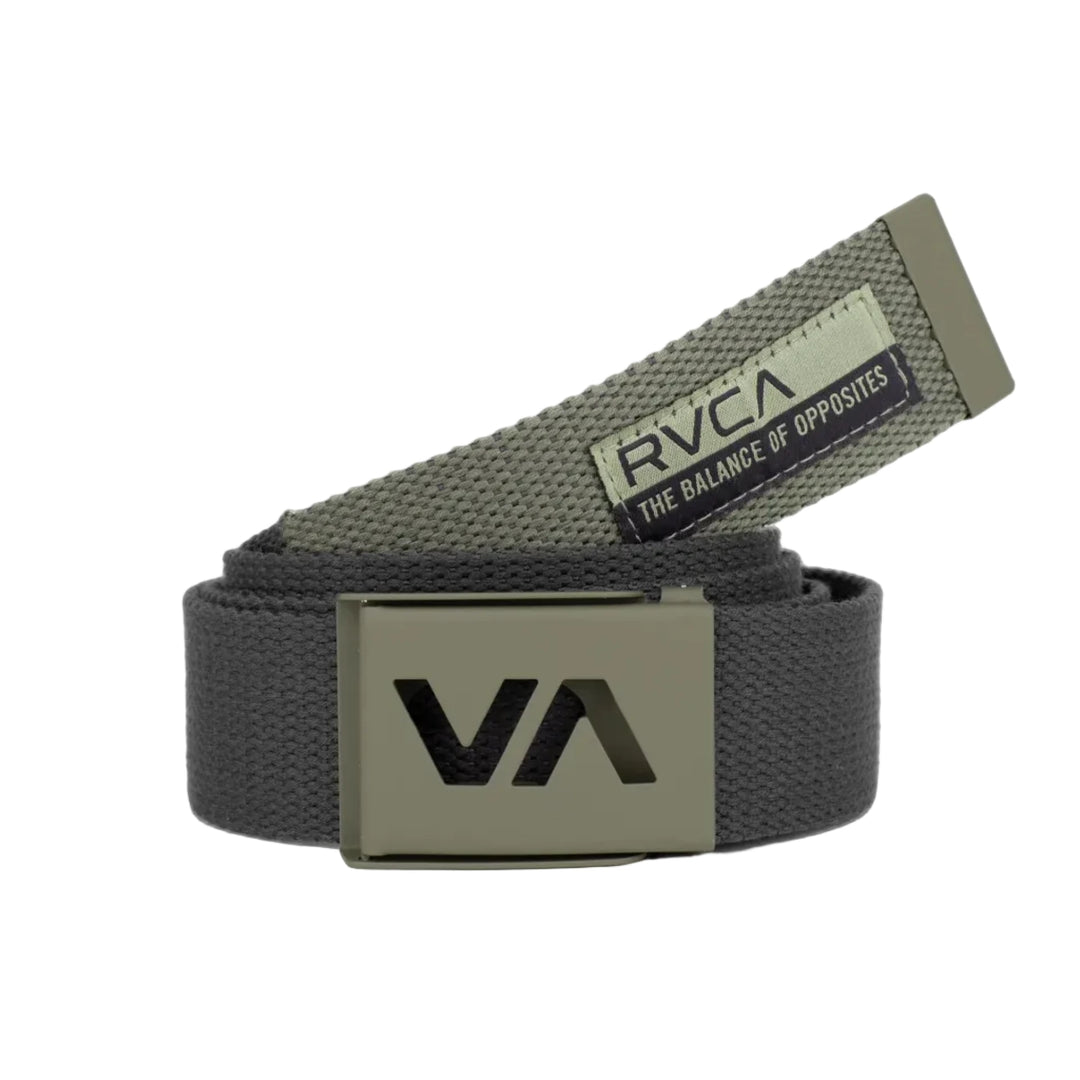 RVCA Grafted Web Belt - Midnight Green