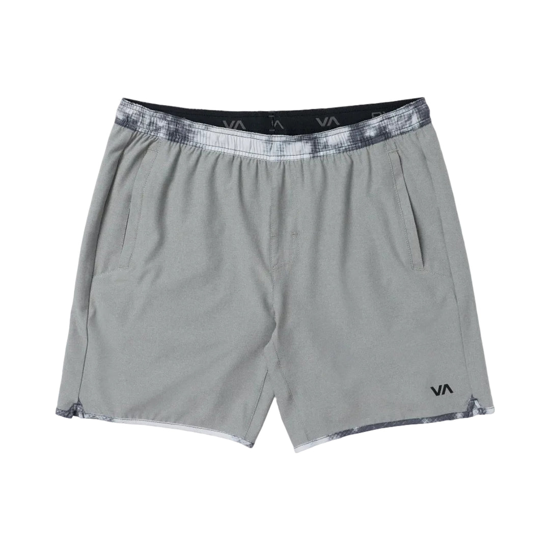 RVCA Yogger Stretch Contrast Shorts - Heather Grey