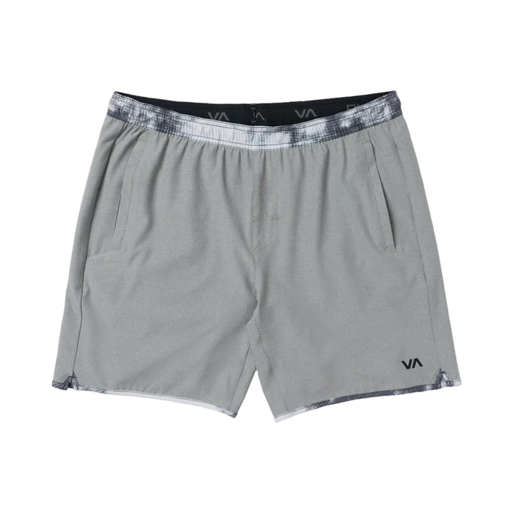 RVCA Yogger Stretch Contrast Shorts - Heather Grey