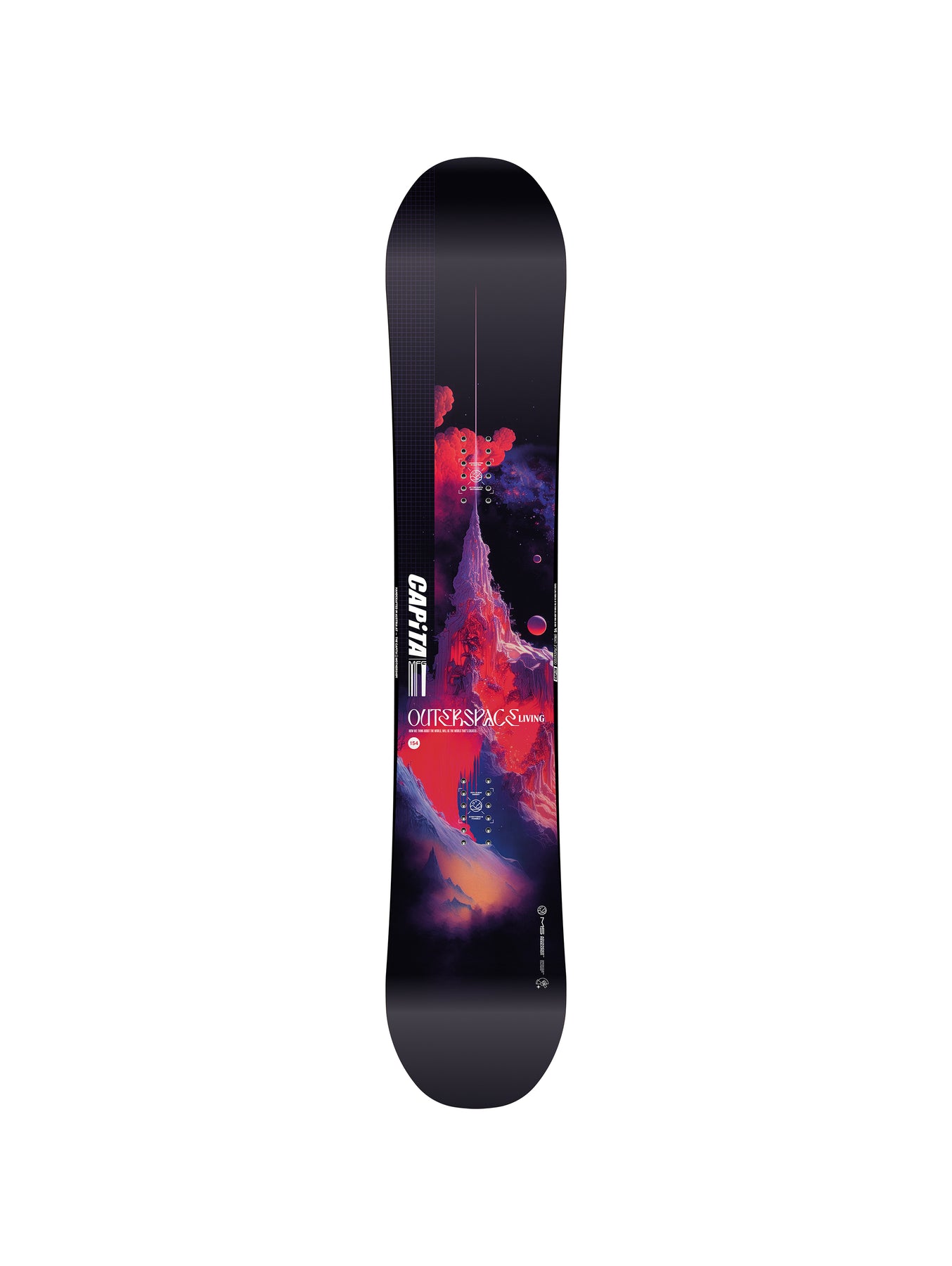 capita men's outerspace living snowboard 19 154cm 2025 Capita Outerspace Living Snowboard
