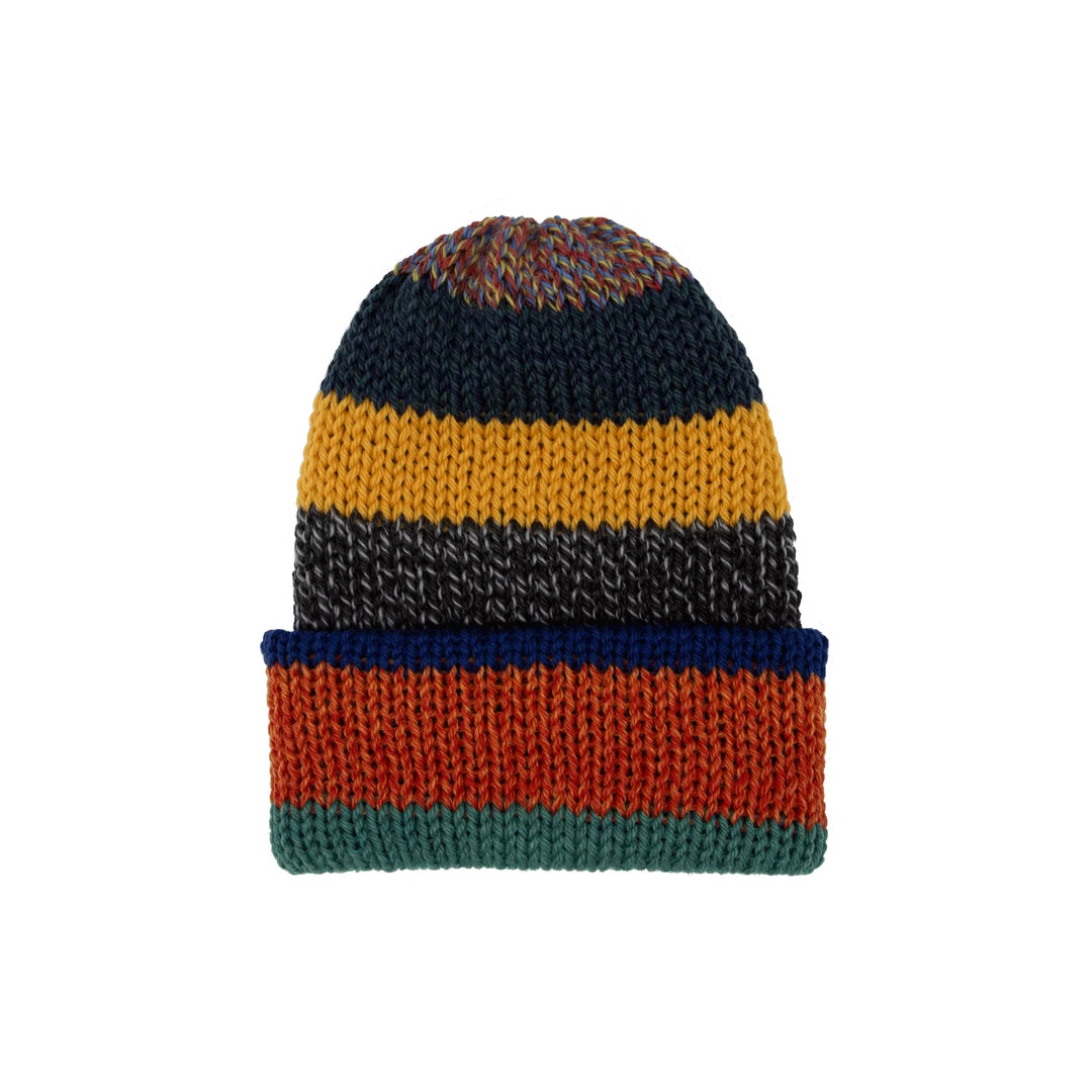 Chimney Ltd Short Stack Beanie - Blocks Multi W26