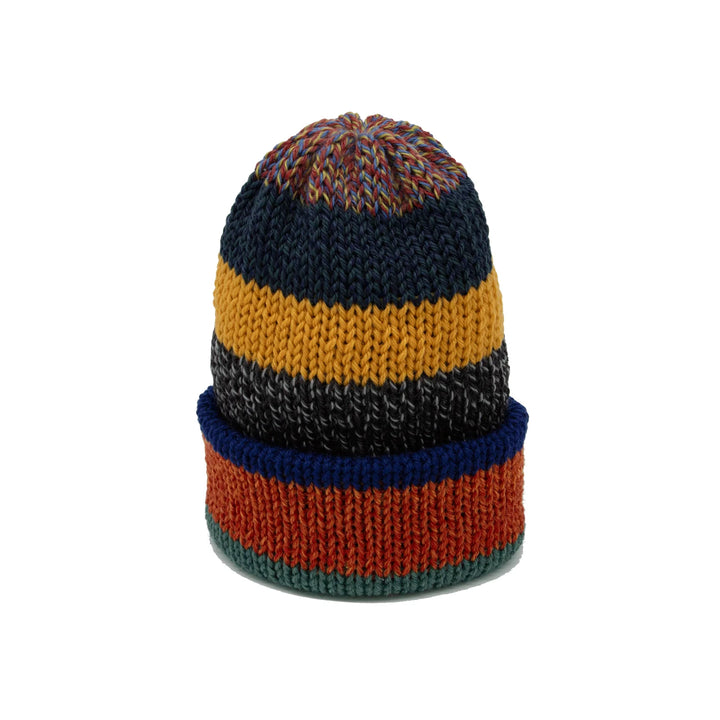 Chimney Ltd Short Stack Beanie - Blocks Multi W26