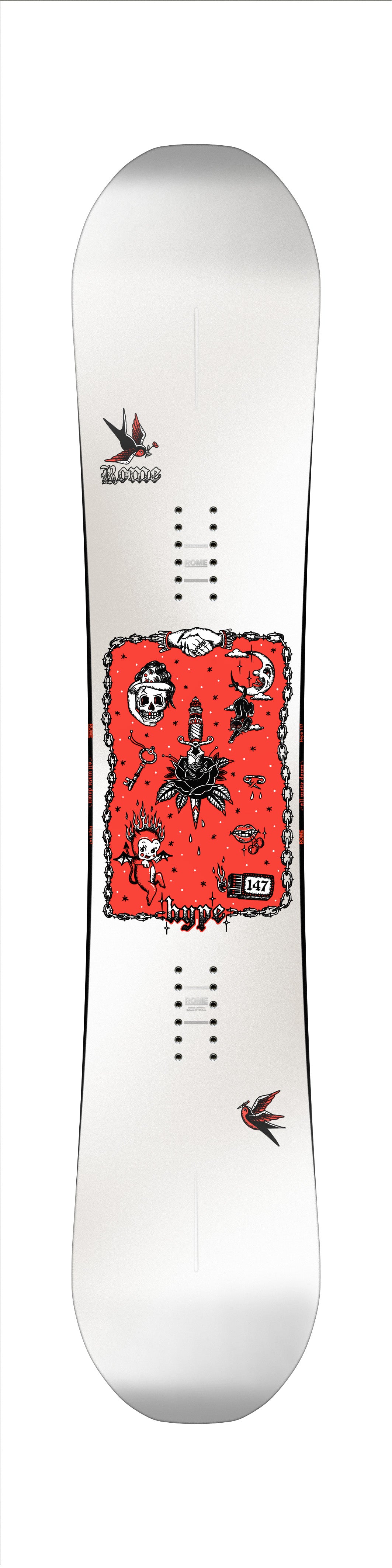 2027 Rome Hype Snowboard - 147cm