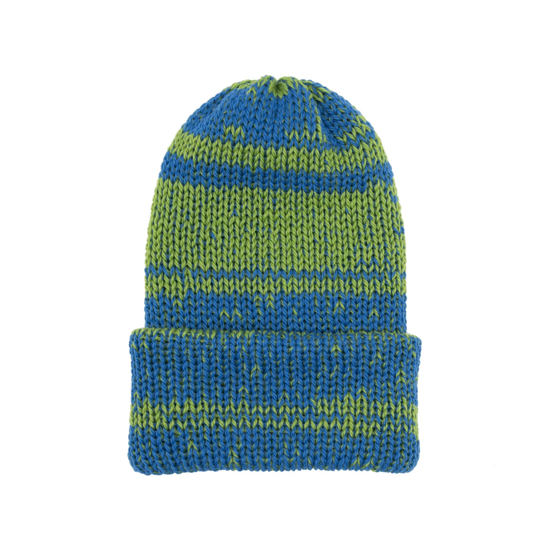 Chimney Ltd OG Fold Beanie - Mixtape Multi Royal / Lime