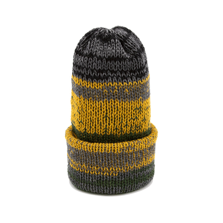 Chimney Ltd OG Fold Beanie - Mixtape Multi Grey / Blk / Yellow