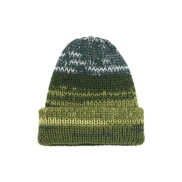 Chimney Ltd Short Stack Beanie - Mixtape Multi Blue / Green