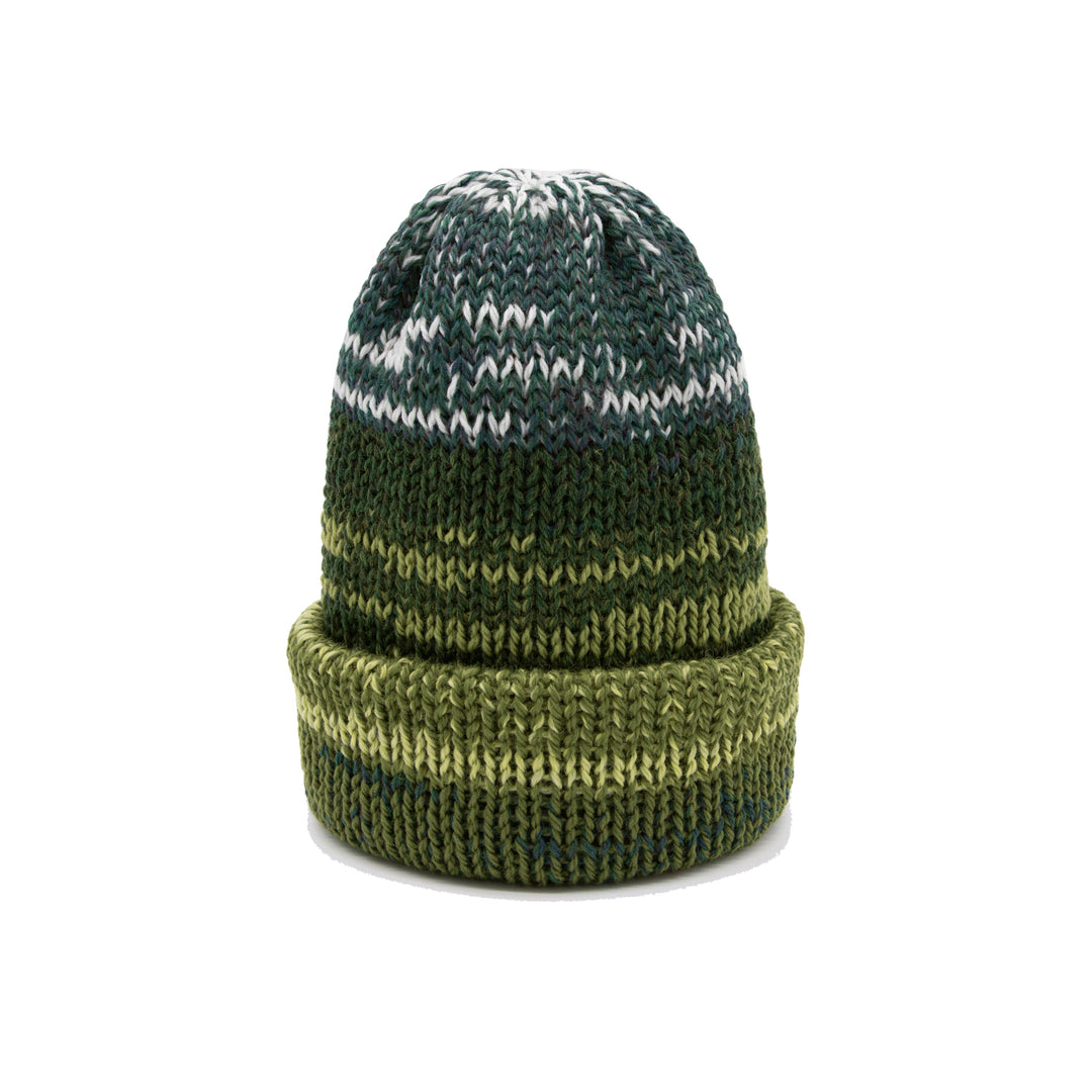 Chimney Ltd Short Stack Beanie - Mixtape Multi Blue / Green