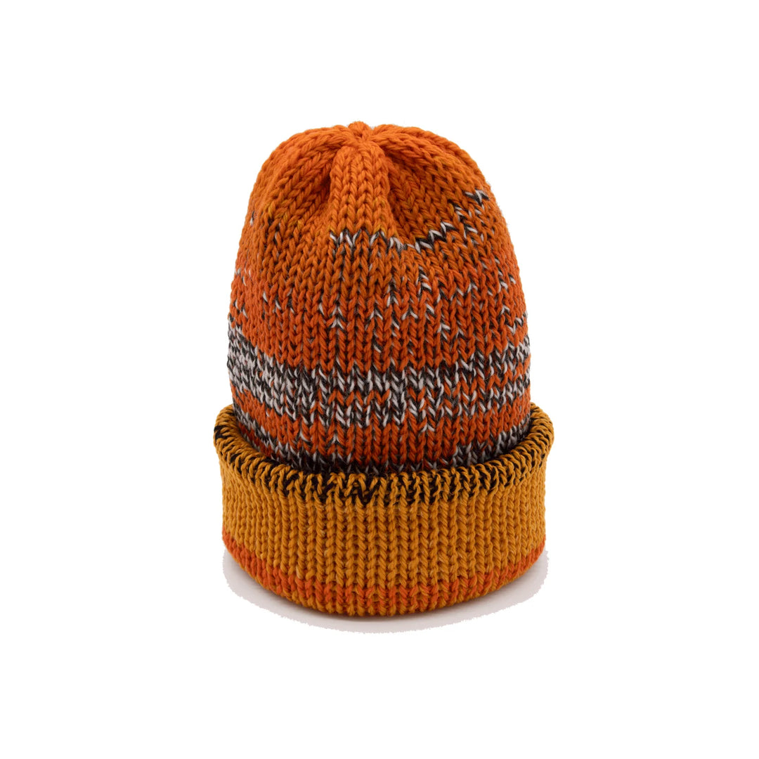 Chimney Ltd Short Stack Beanie - Mixtape Multi Pumpkin