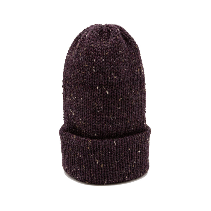 Chimney Ltd OG Fold Tweed Beanie - Vineyard Heather