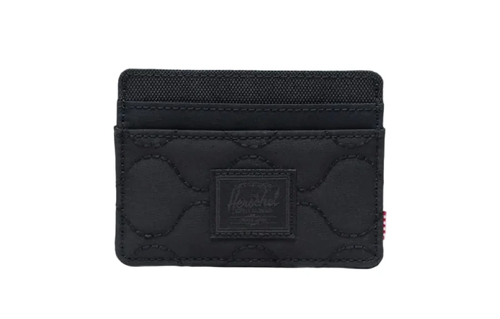 Herschel Charlie Quilted Capsule Cardholder - Black Tonal