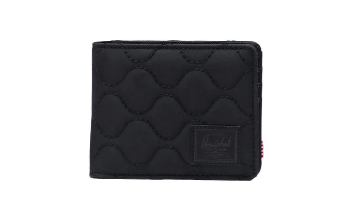 Herschel Roy Quilted Capsule Wallet - Black Tonal