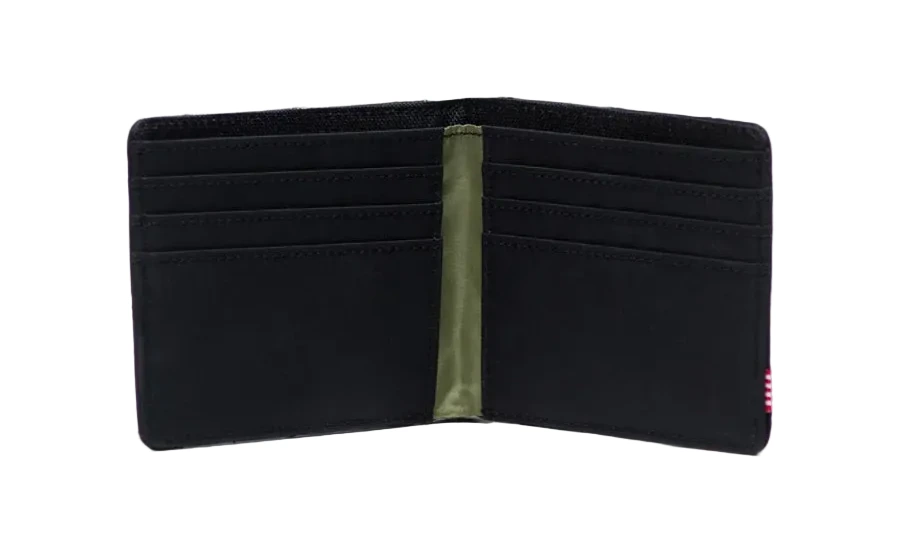 Herschel Roy Quilted Capsule Wallet - Black Tonal