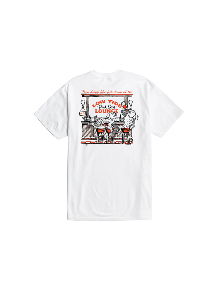 Dark Seas Bar Stool Tee - White