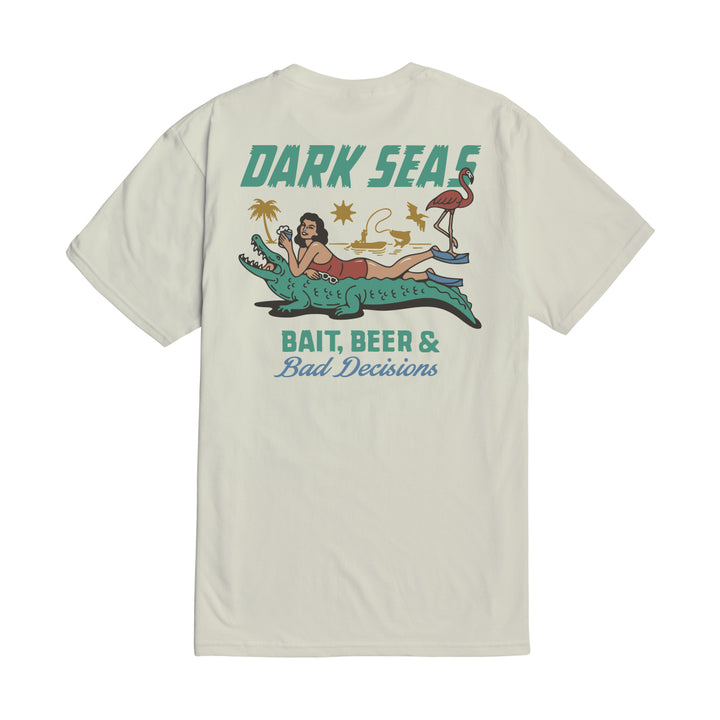 Dark Seas Bad Decisions Premium Tee - Cream