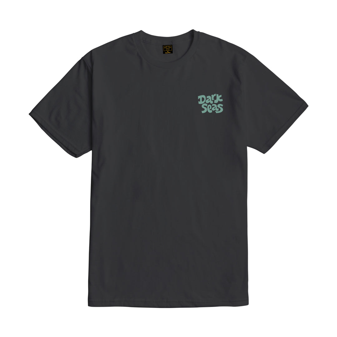 Dark Seas Nose Rider Tee - Charcoal