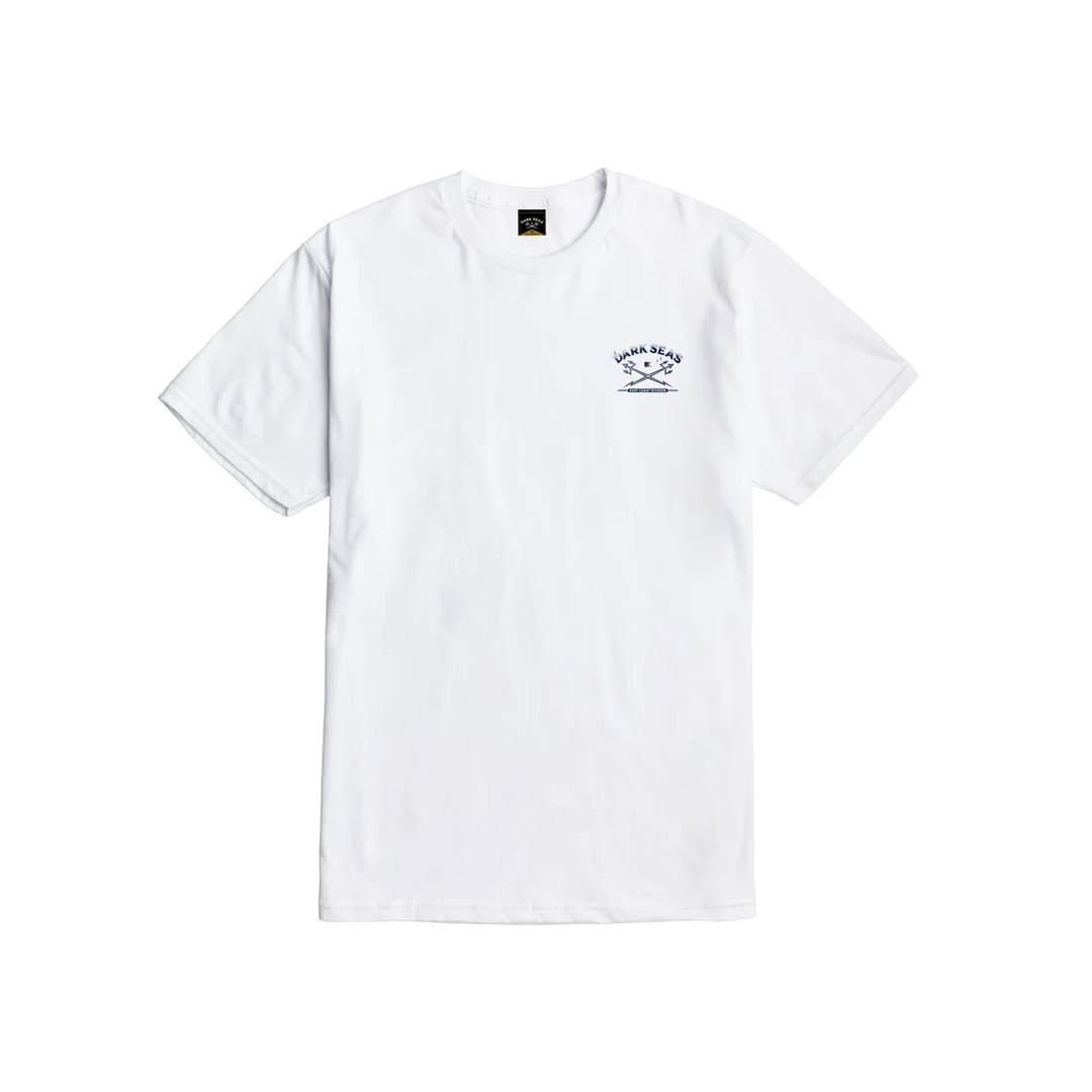 Dark Seas Striped Bass Tee - White