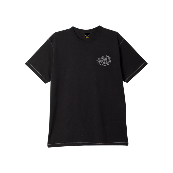 Dark Seas Folklore Blind Stitch Tee - Heather Black