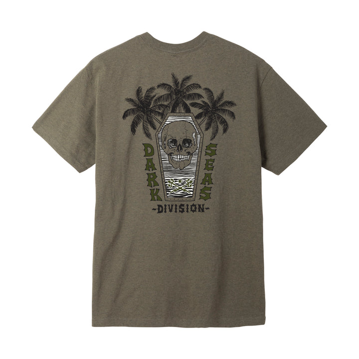 Dark Seas Foremost Tee - Heather Military Green