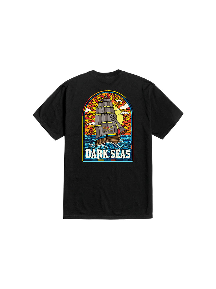 Dark Seas Sailor's Sun Tee - Black