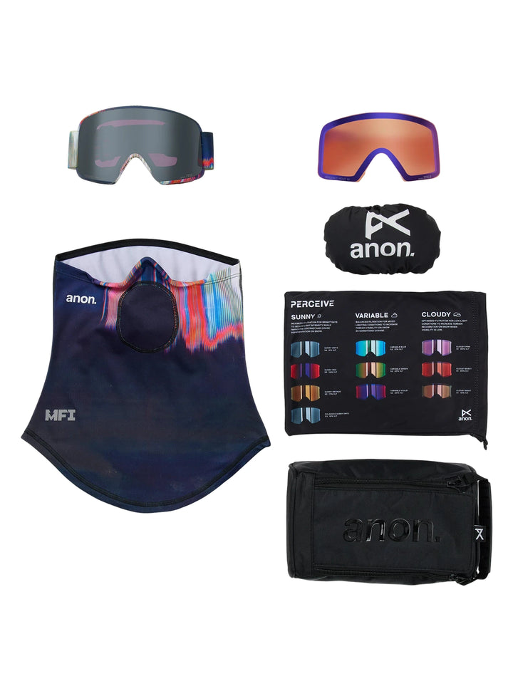 2026 Anon M6 Goggles - Glitch Lines