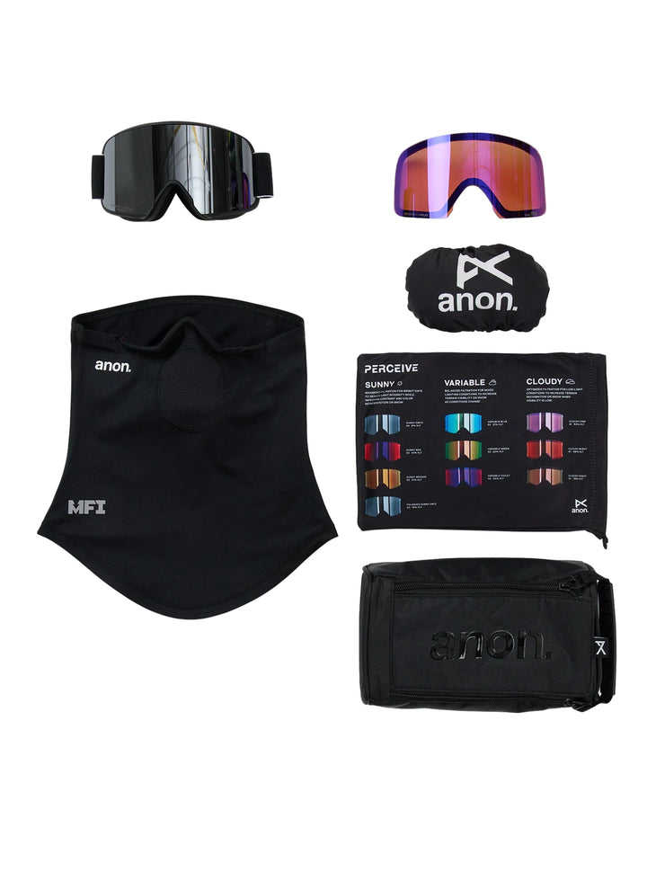 2026 Anon M6 Goggles - Polar Black