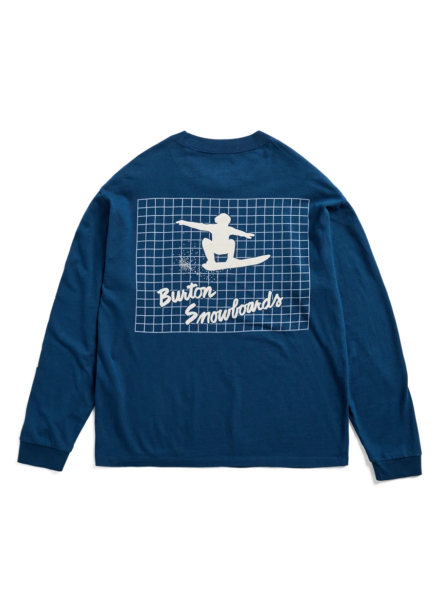 2027 Burton 80's LS Shirt - Selvedge Blue