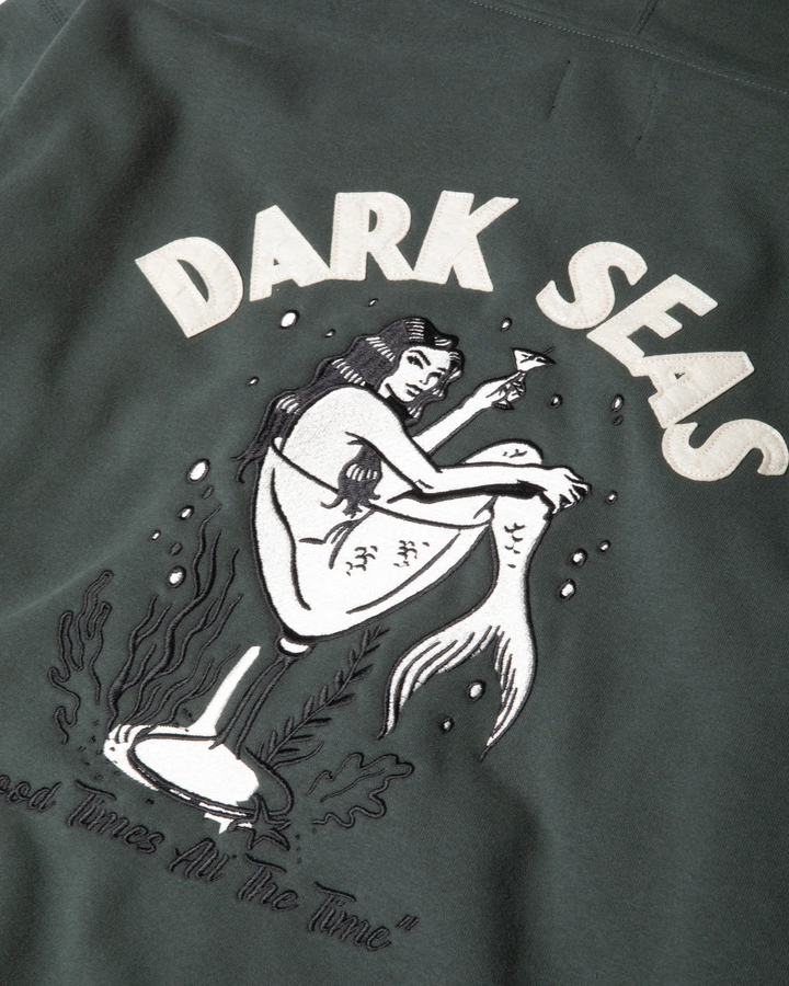 Dark Seas Burkhart Heavyweight Fleece - Green