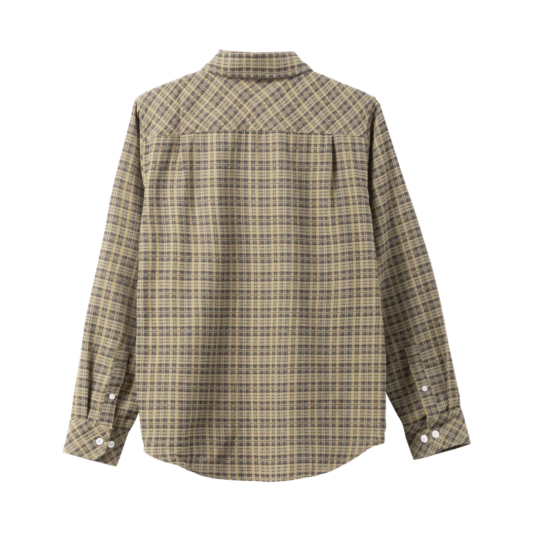 Dark Seas Drake Flannel - Aloe / Black