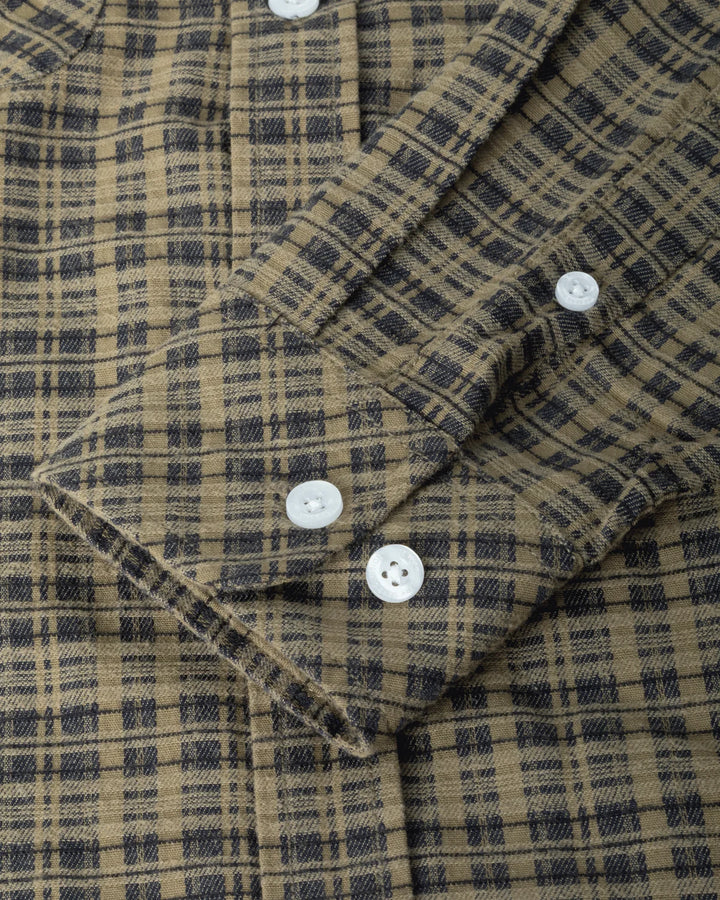 Dark Seas Drake Flannel - Aloe / Black