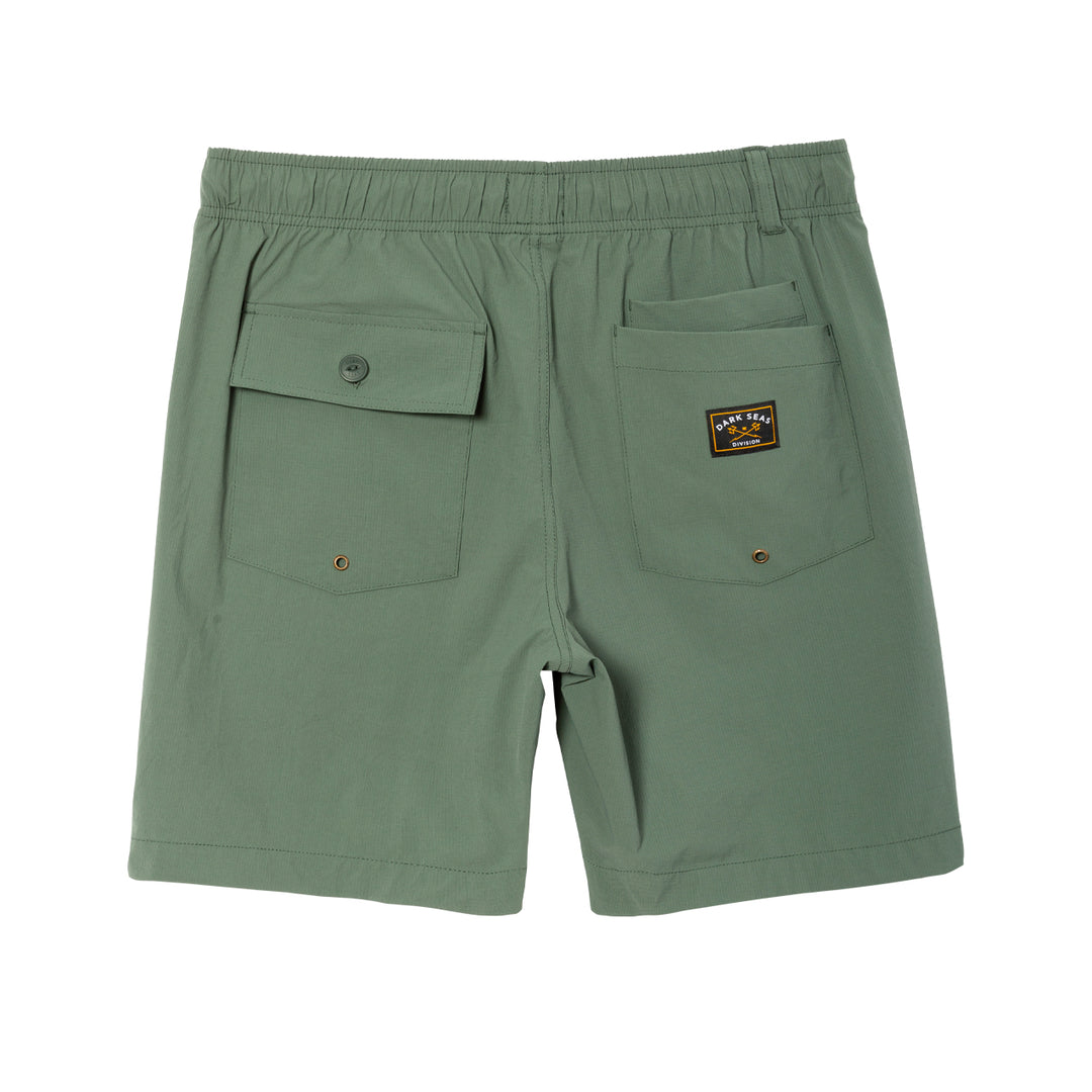 Dark Seas Warwick Camp Short - Green