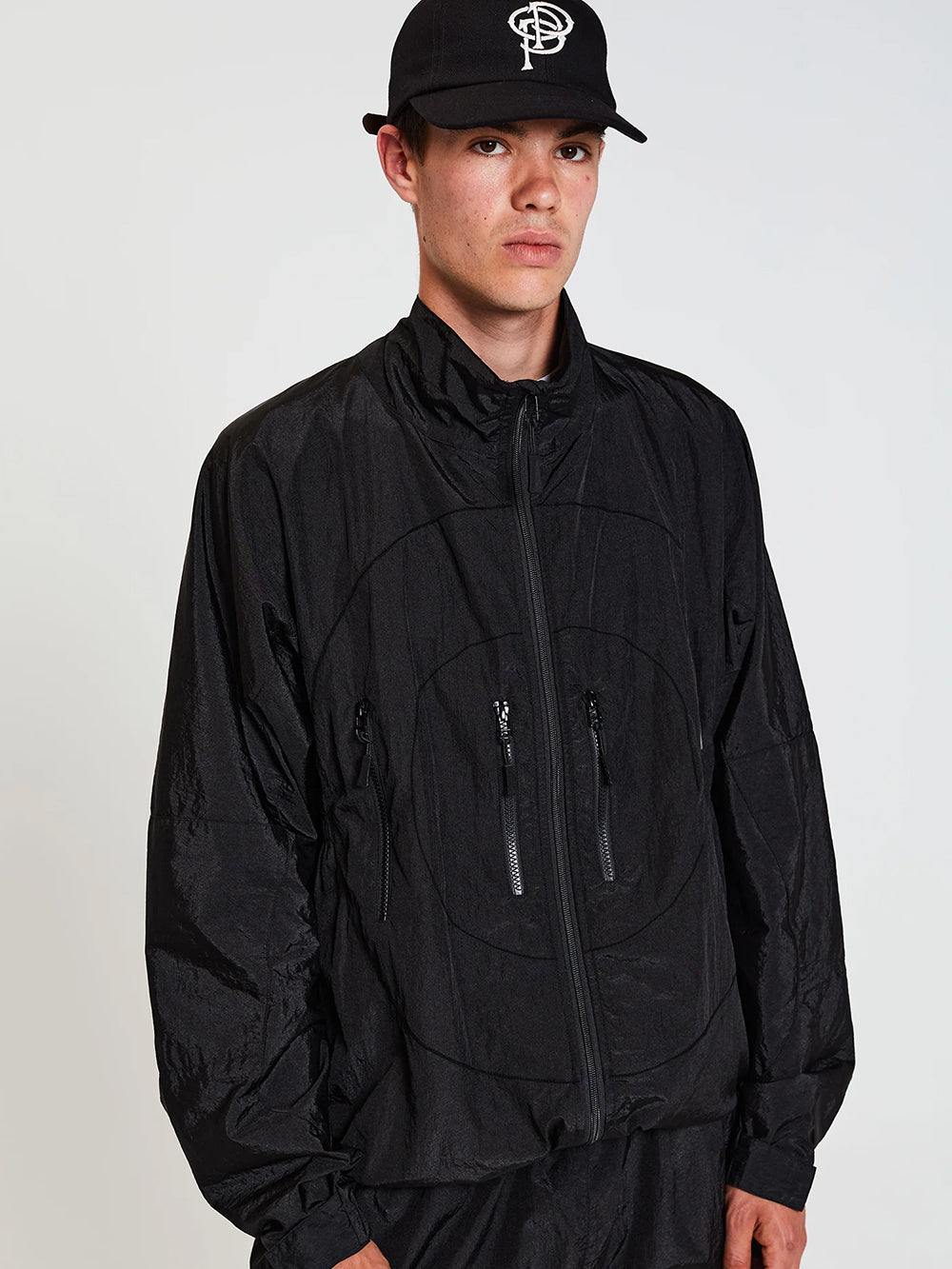 Pop Initials Six Panel Hat - Black