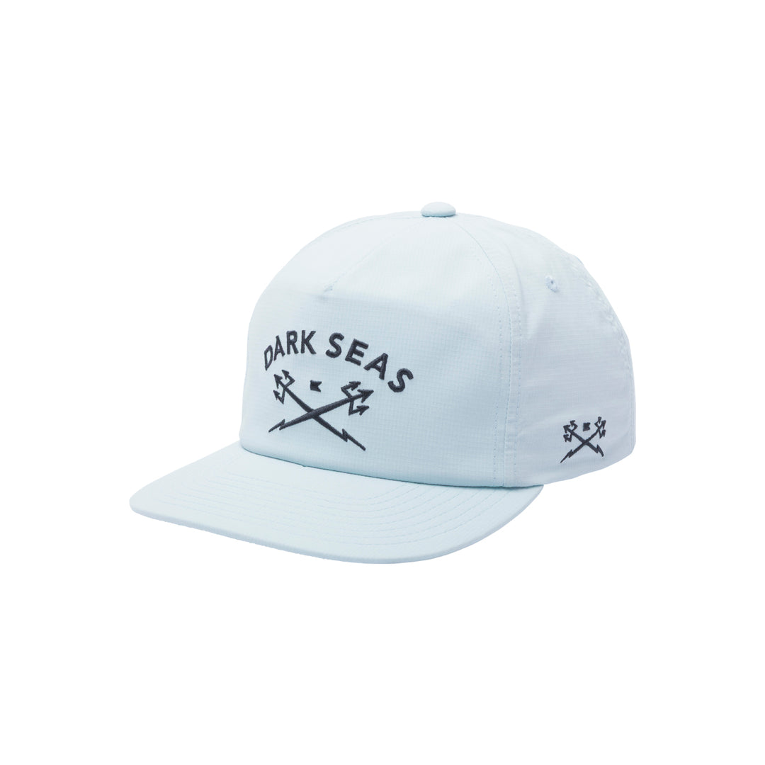 Dark Seas Tridents Nylon Hat - Light Blue