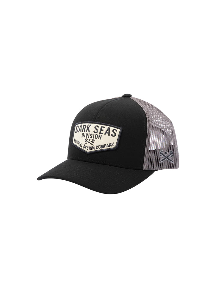 Dark Seas Transom Hat - Black / Silver
