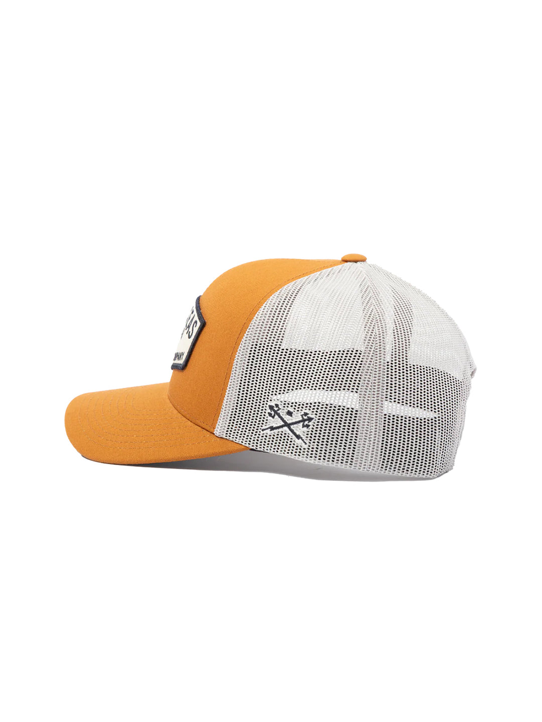 Dark Seas Transom Hat - Caramel / White