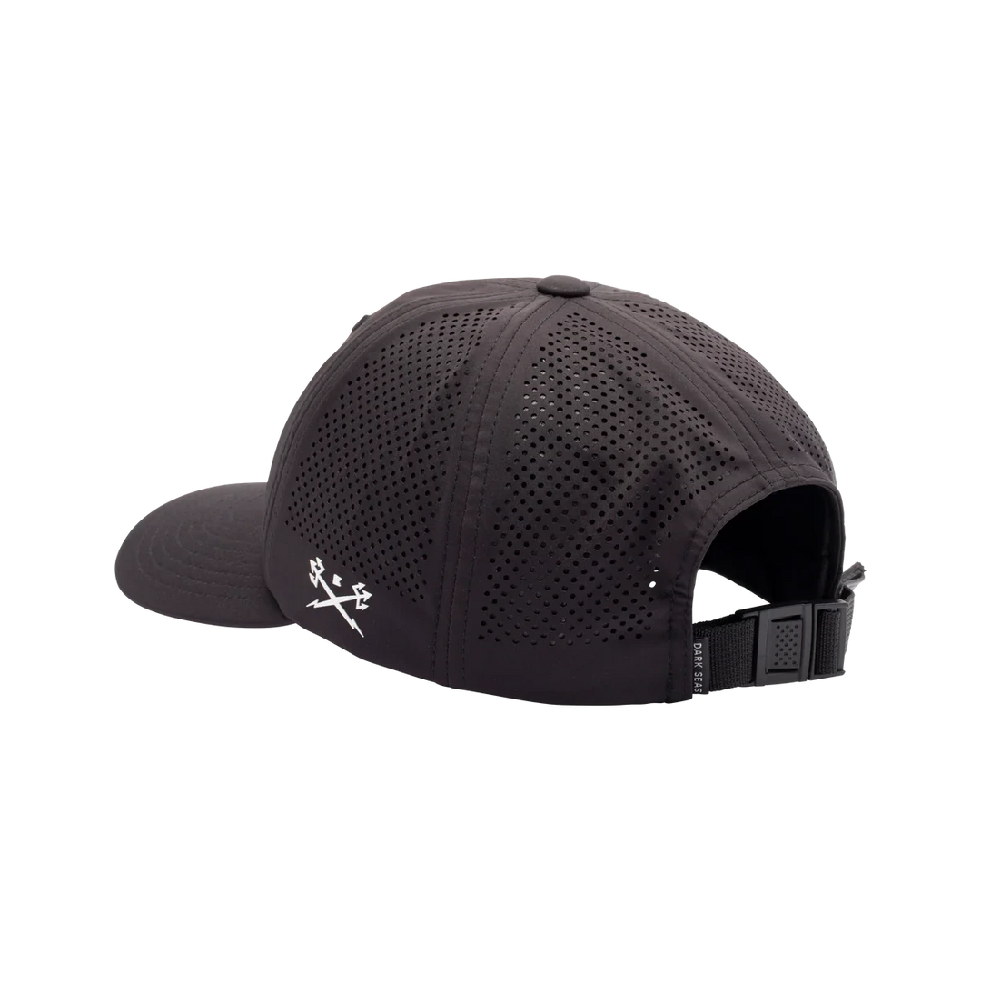 Dark Seas Low Pro Tech Hat - Black