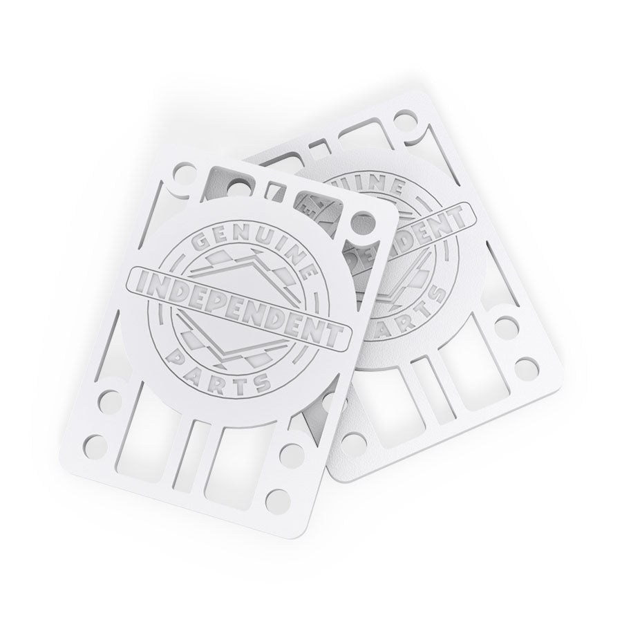 Indy Risers 1/8" - White